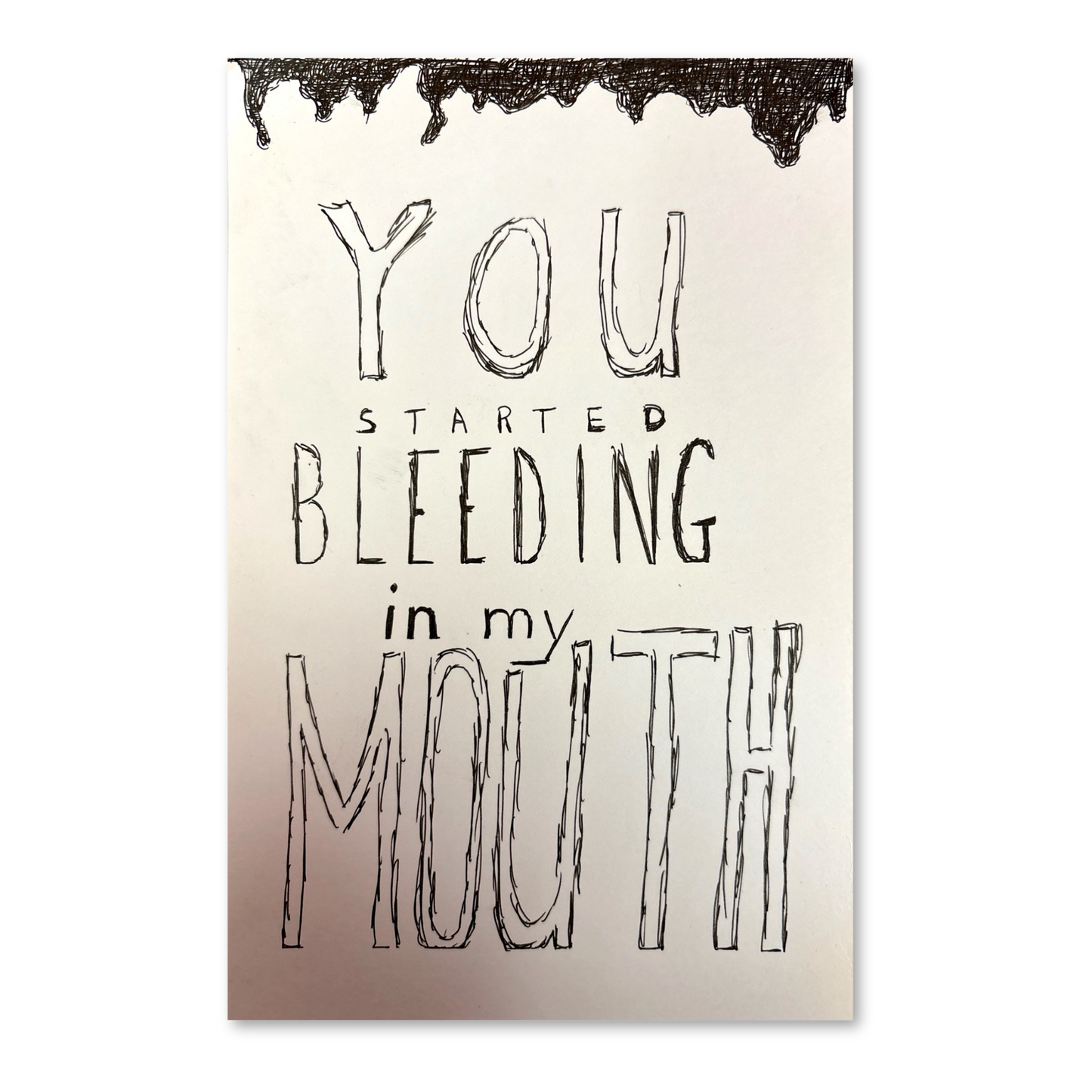 Handwritten Lyrics: Imagine We Are Infinite (PCP)