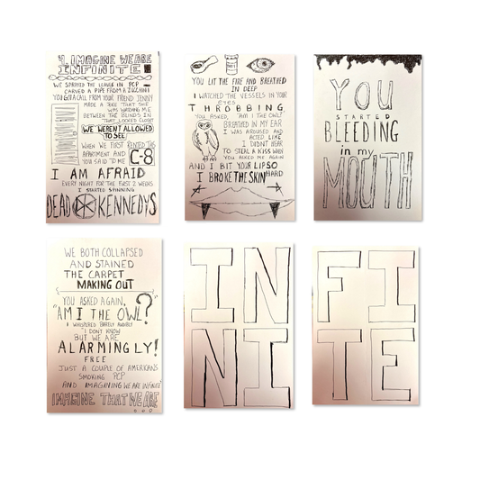 Handwritten Lyrics: Imagine We Are Infinite (PCP)